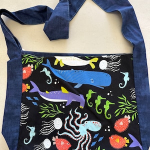 Market tote bag. Sea Life