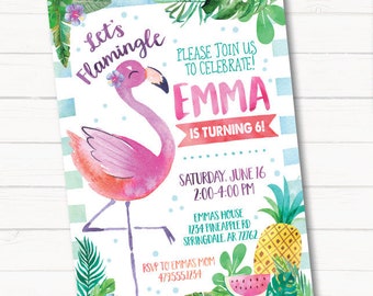 summer party invite etsy