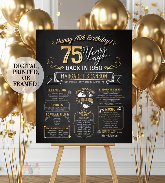 70th Birthday Presentations