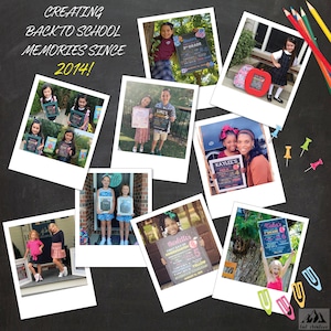 First Day of School Sign Framed, Digital OR Printed Poster. First Day of School Chalkboard. Back to School Sign. First Day of Kindergarten image 6