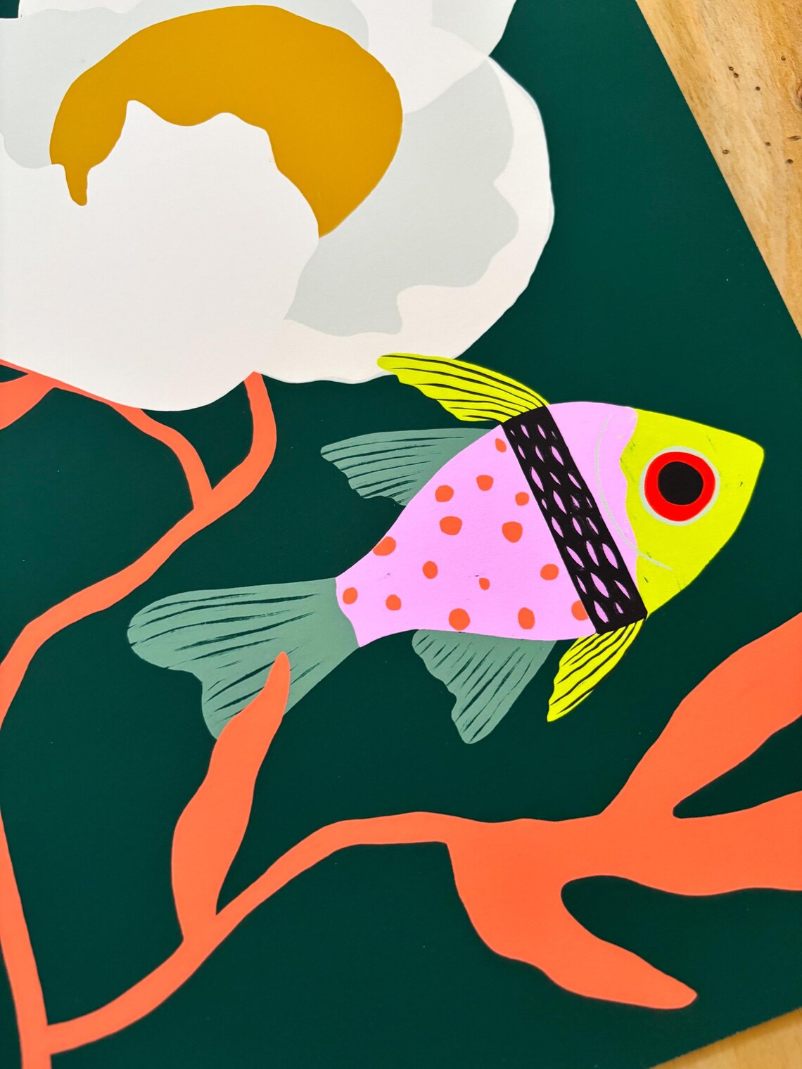 Pajama Fish Inkjet Print - Etsy
