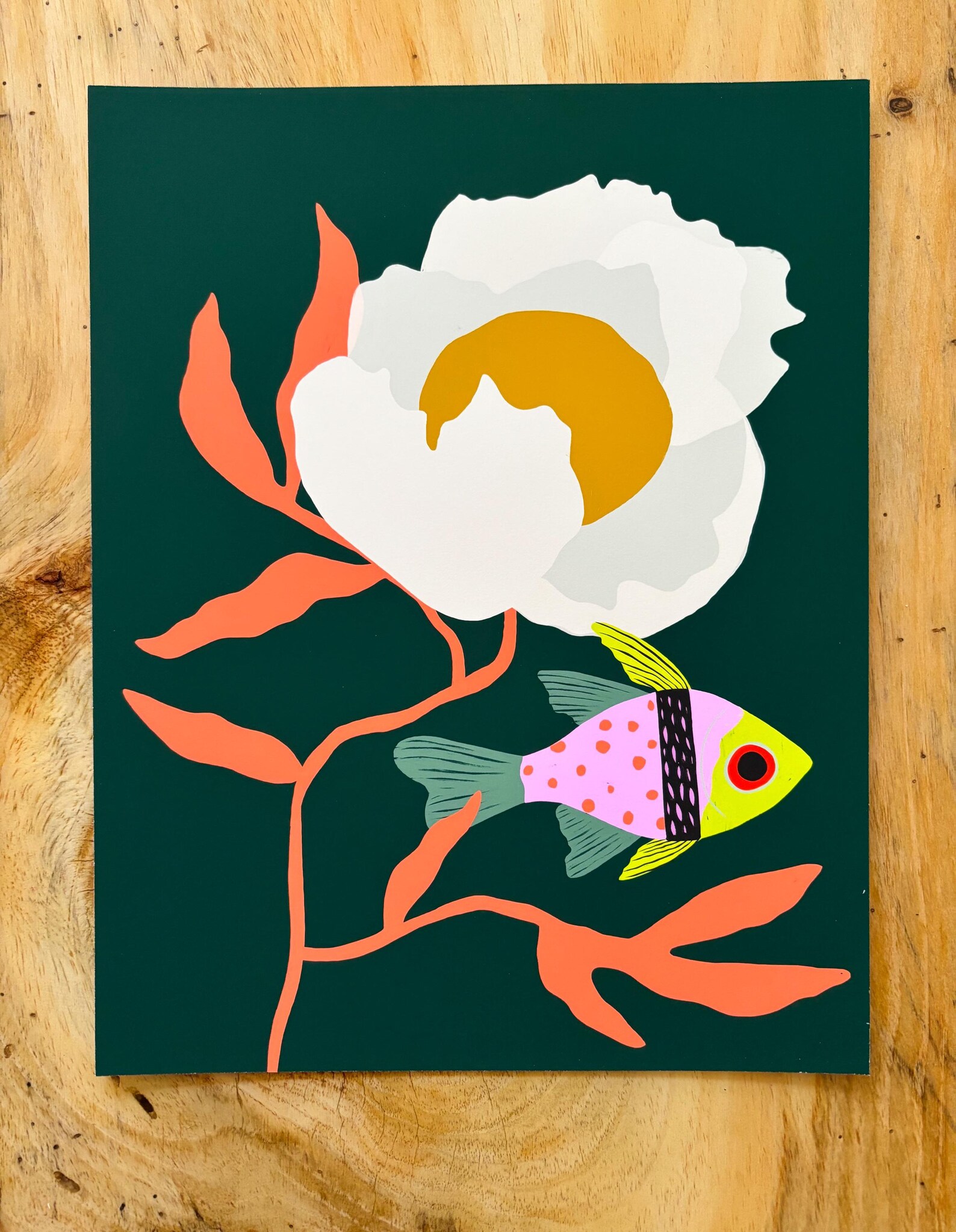 Pajama Fish Inkjet Print - Etsy