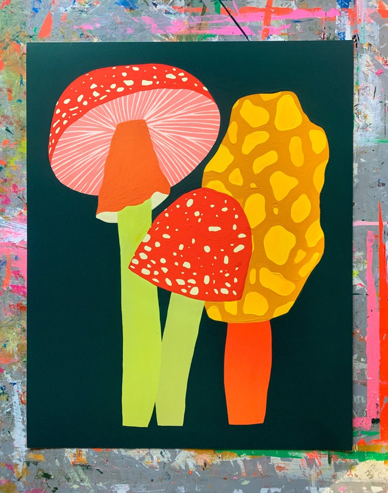 Mushrooms Inkjet Print image 2