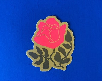 Rose Vinyl Sticker