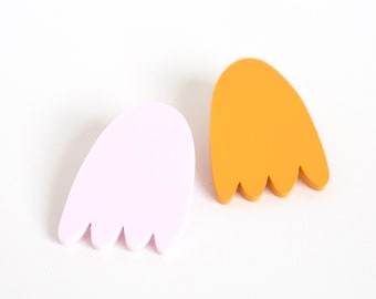 SALE! Pacman Ghost Earrings // Bekah Worley x A Mano Collab!