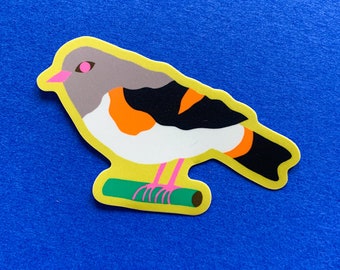 Female American Redstart Vinyl Sticker