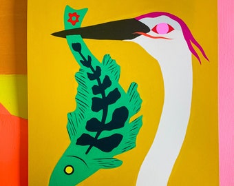 Heron Inkjet Print