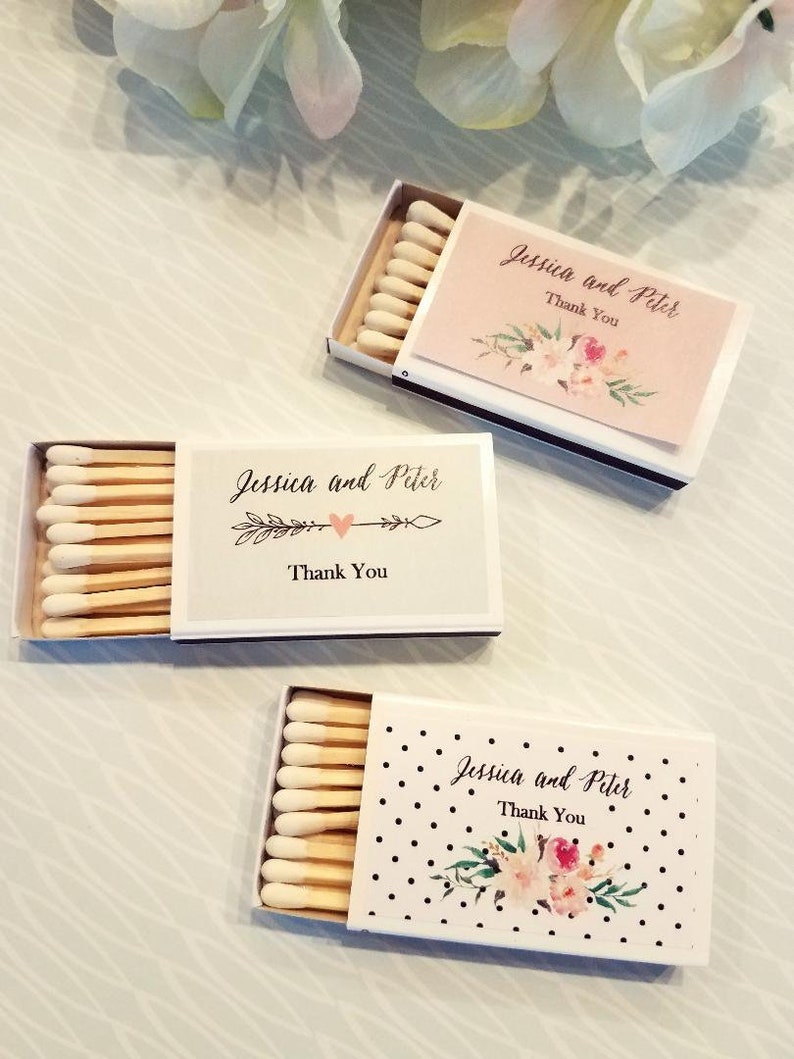 Matches for Wedding Wedding favors Personalized Matches Etsy