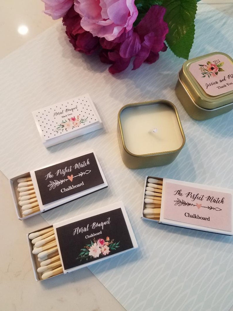 Matches for Wedding Wedding Favors Personalized Matches Match Box