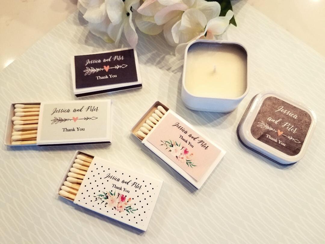 Matches for Wedding Wedding Favors Personalized Matches Match Box