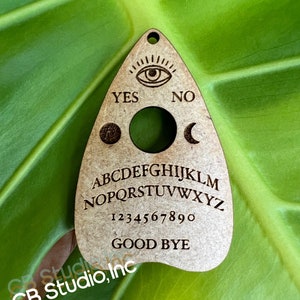 Ouija Planchette Earrings - SVG Digital Download *Laser Tested*