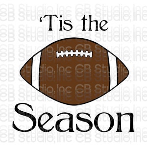 Tis het seizoen (voetbal thema ontwerp) * SVG &PNG digitale download *