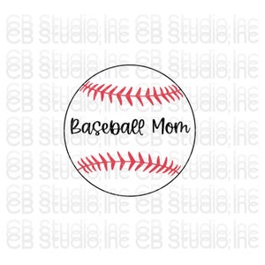 Mamma di baseball - Baseball Design * Download digitale SVG e PNG *