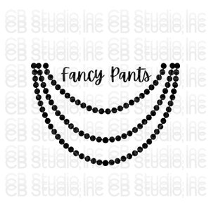 Pantaloni fantasia - Design con perline *Download digitale SVG e PNG*