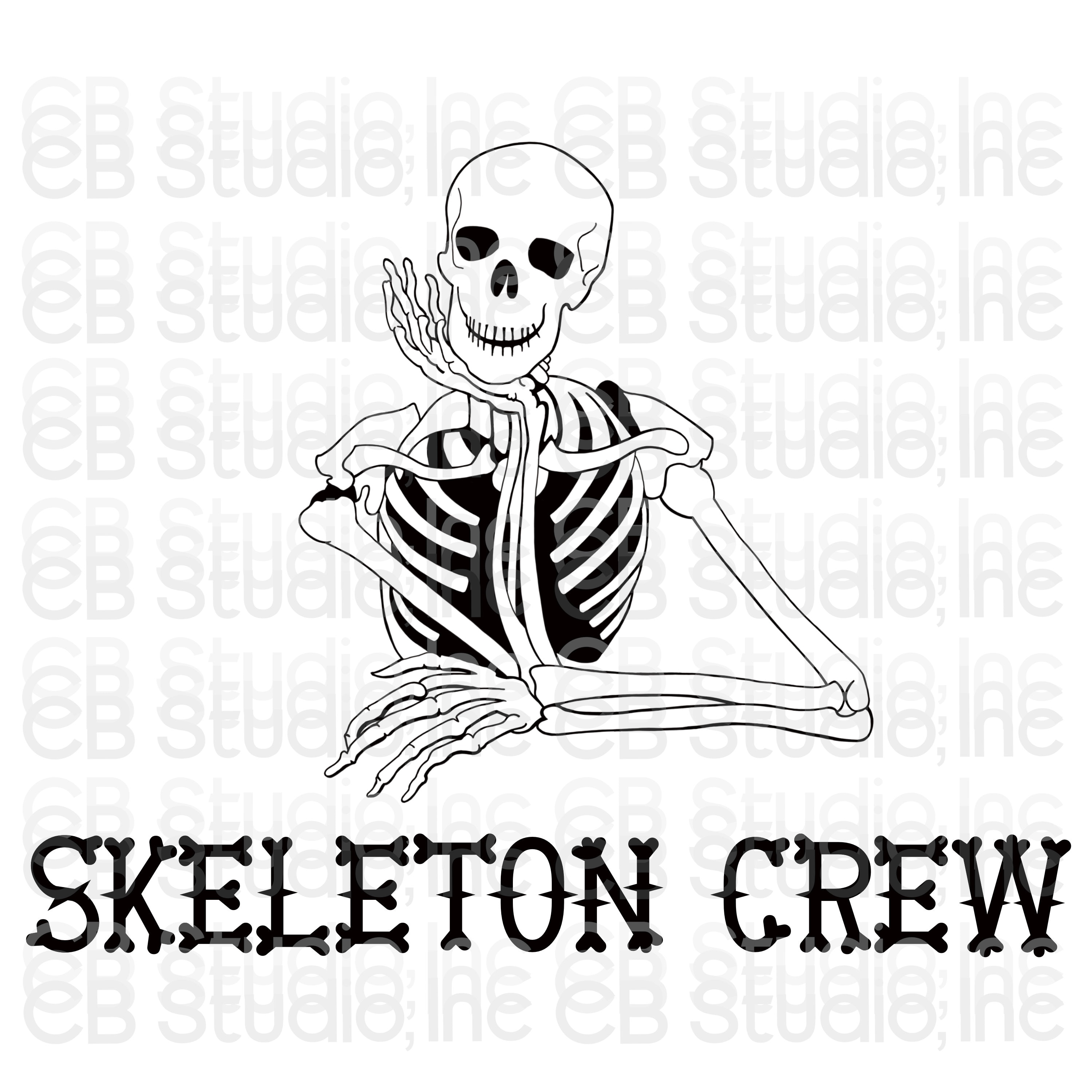 Skeleton Crew SVG & PNG Digital Download Etsy Australia