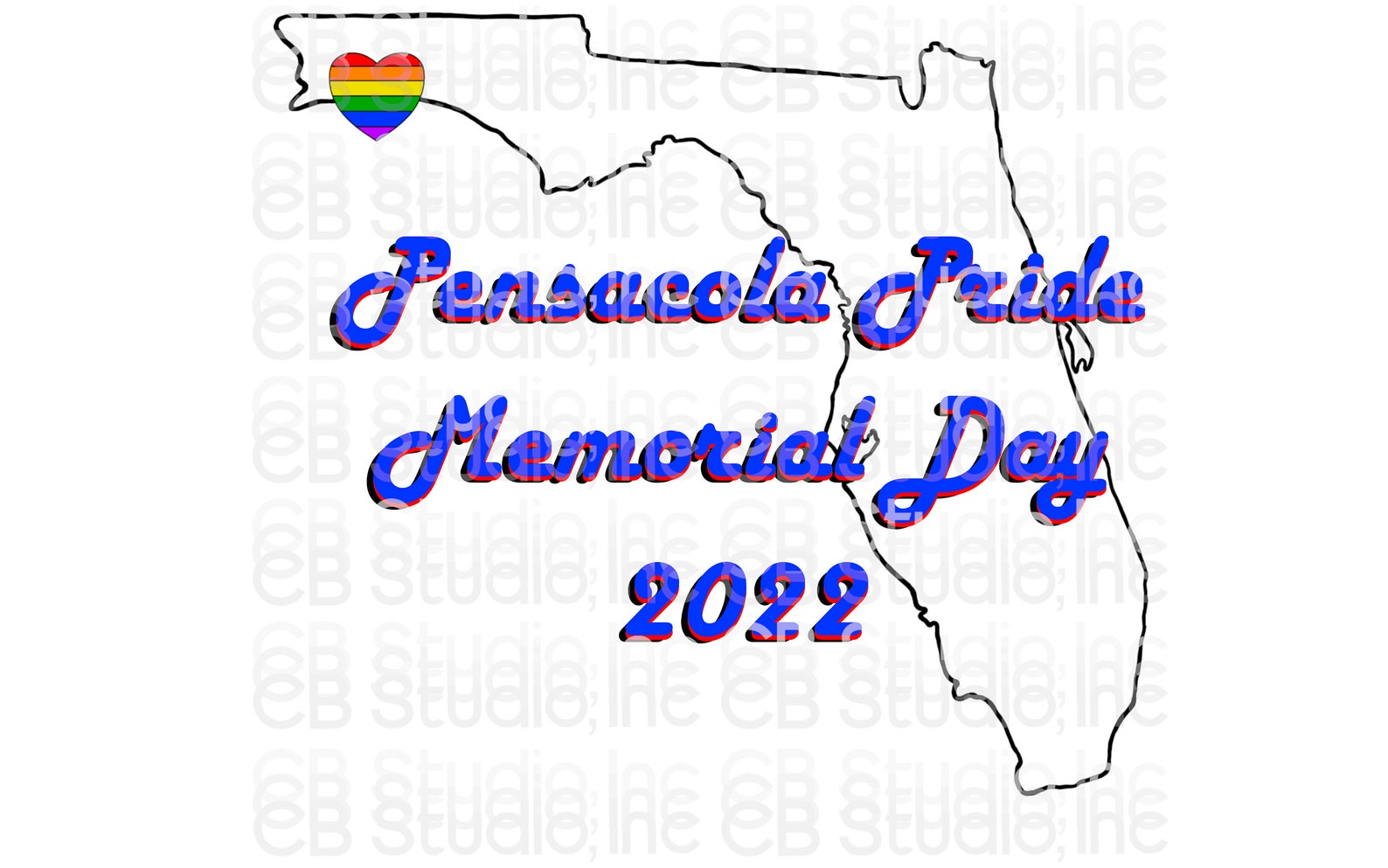 Pensacola Pride Memorial Day 2022 SVG & PNG Digital Download Etsy