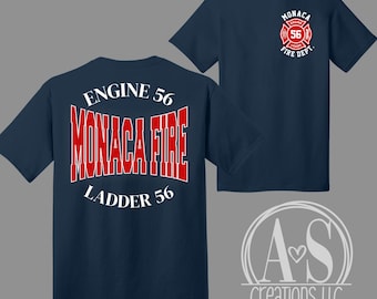Custom Firefighter TShirts | Personalized Duty T-Shirt