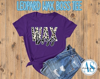 Wax Boss Leopard Print | Wax Melts Candles | Unisex Tee