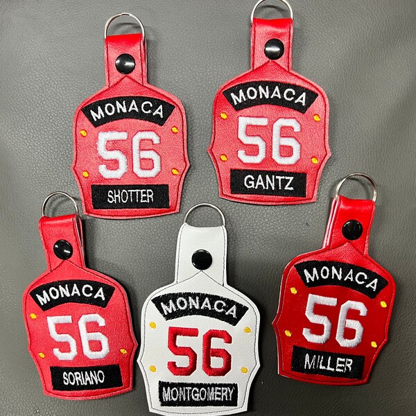 Firefighter Keychain Etsy