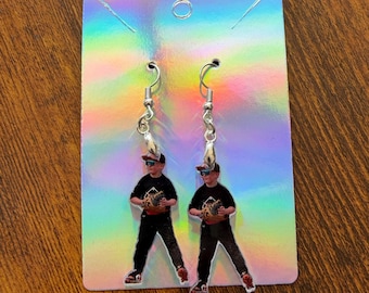 Custom Sport Photo Earrings