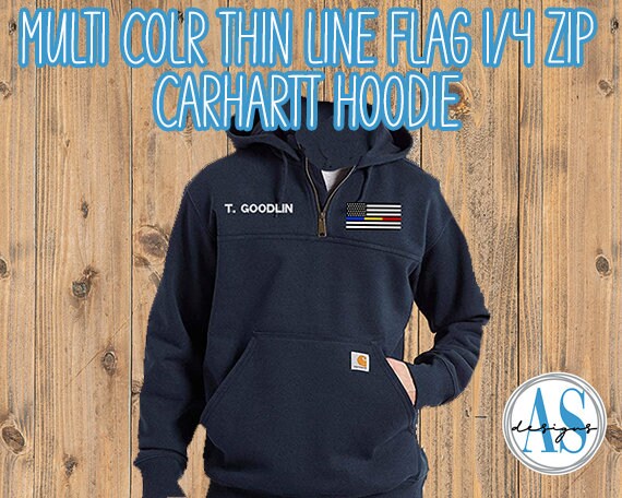 Carhartt flag hoodie hotsell