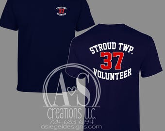 Custom Firefighter Apparel | Personalized Duty T-Shirt