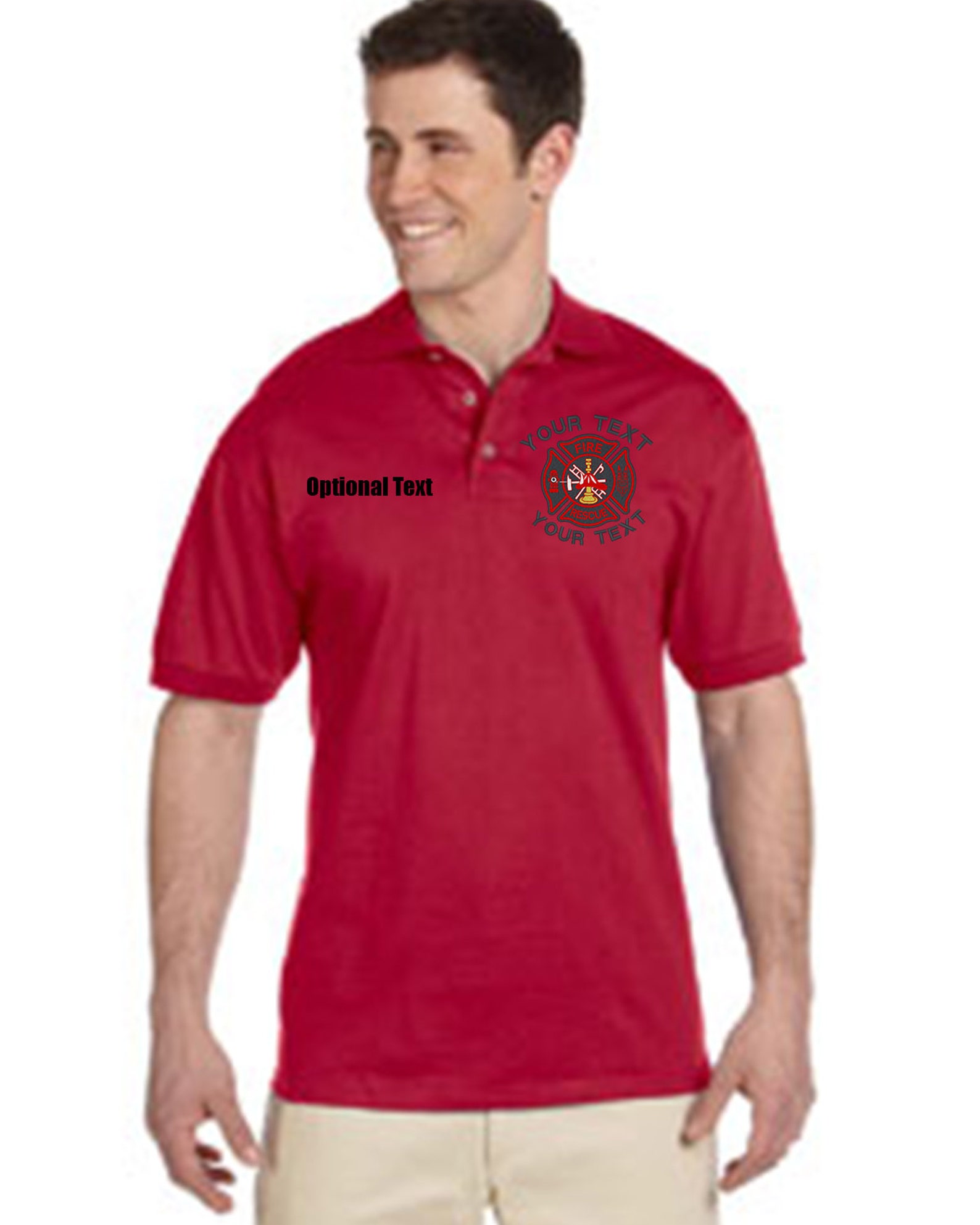 firefighter polo