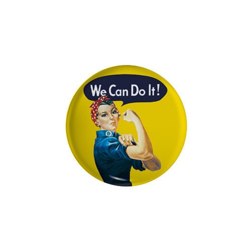 We Can Do It. Nurse. Rosie the Riveter. Cute Badge Reel, Clip