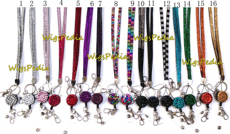 Bling Bling Rhinestone Lanyard Keychain No Minimum Order