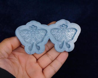 Luna Moth Silicone Resin Earring Mold
