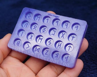 Mini Runes (version 2) Silicone Resin Mold