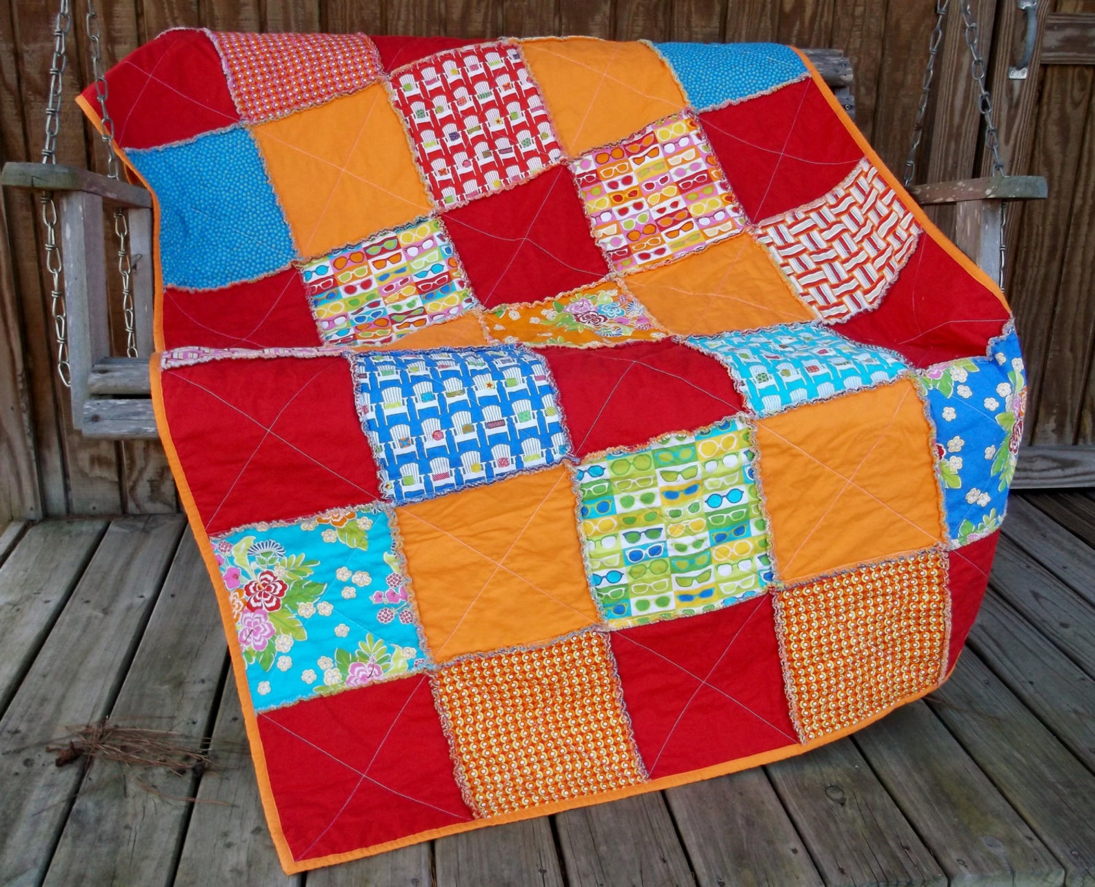 SANIBEL Layer Cake Rag Quilt FREE SHIPPING Etsy