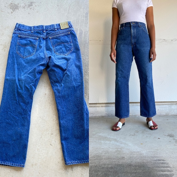 Vintage 1990s Lee High Waist Medium Wash Mom Jeans