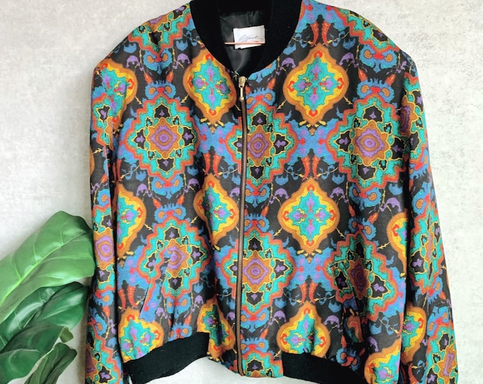 Smoking Jacket Adult Paisley Pattern main image 1