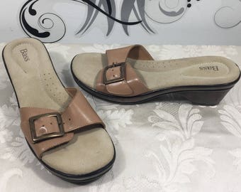 bass leather sandals