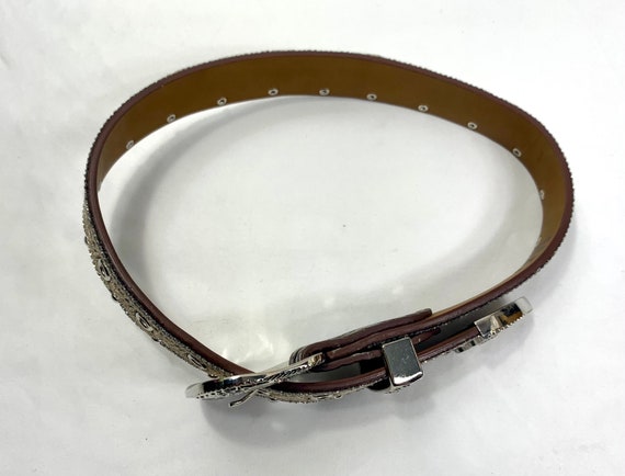 Women’s studded belt, Fashion belt, Leather bling… - image 4