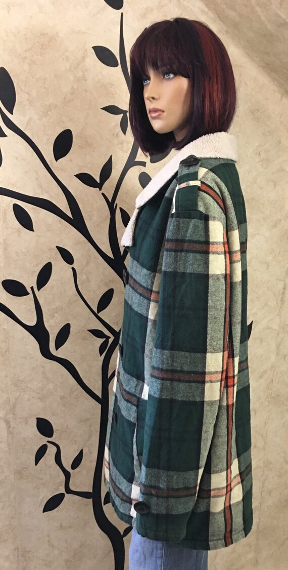 Plaid flannel, Insulated flannel, Warm flannel, G… - image 4