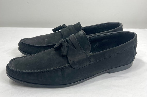 Men's black loafers, Leather loafers, Tassel loaf… - image 3