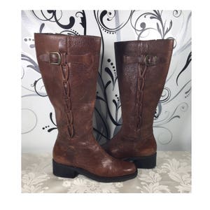 Women&#39;s brown boots, Women&#39;s leather boots, Women&#39;s size 6m shoes, Knee high boots, Women&#39;s tall boots, Women&#39;s riding boots