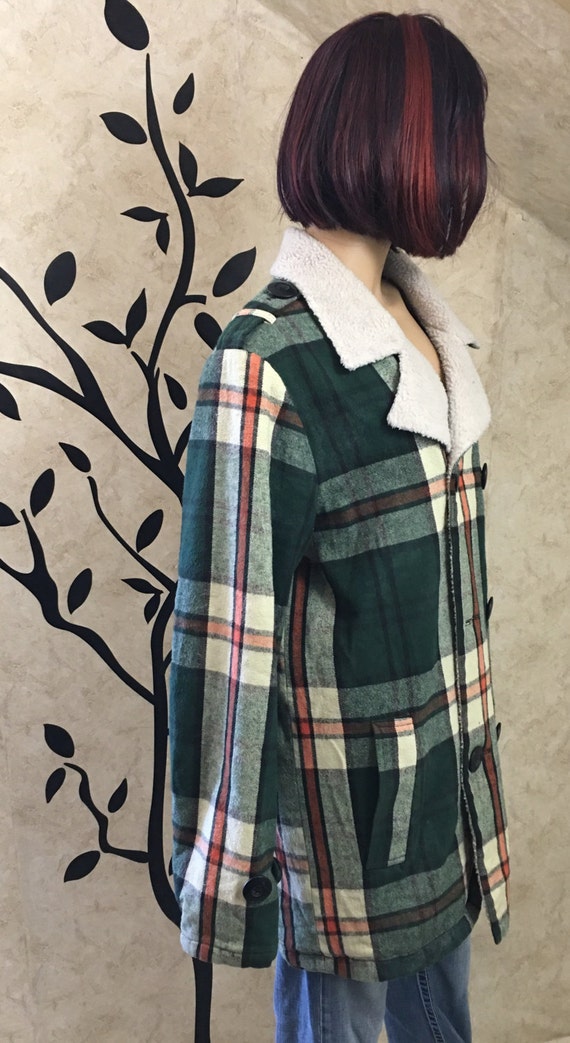 Plaid flannel, Insulated flannel, Warm flannel, G… - image 3