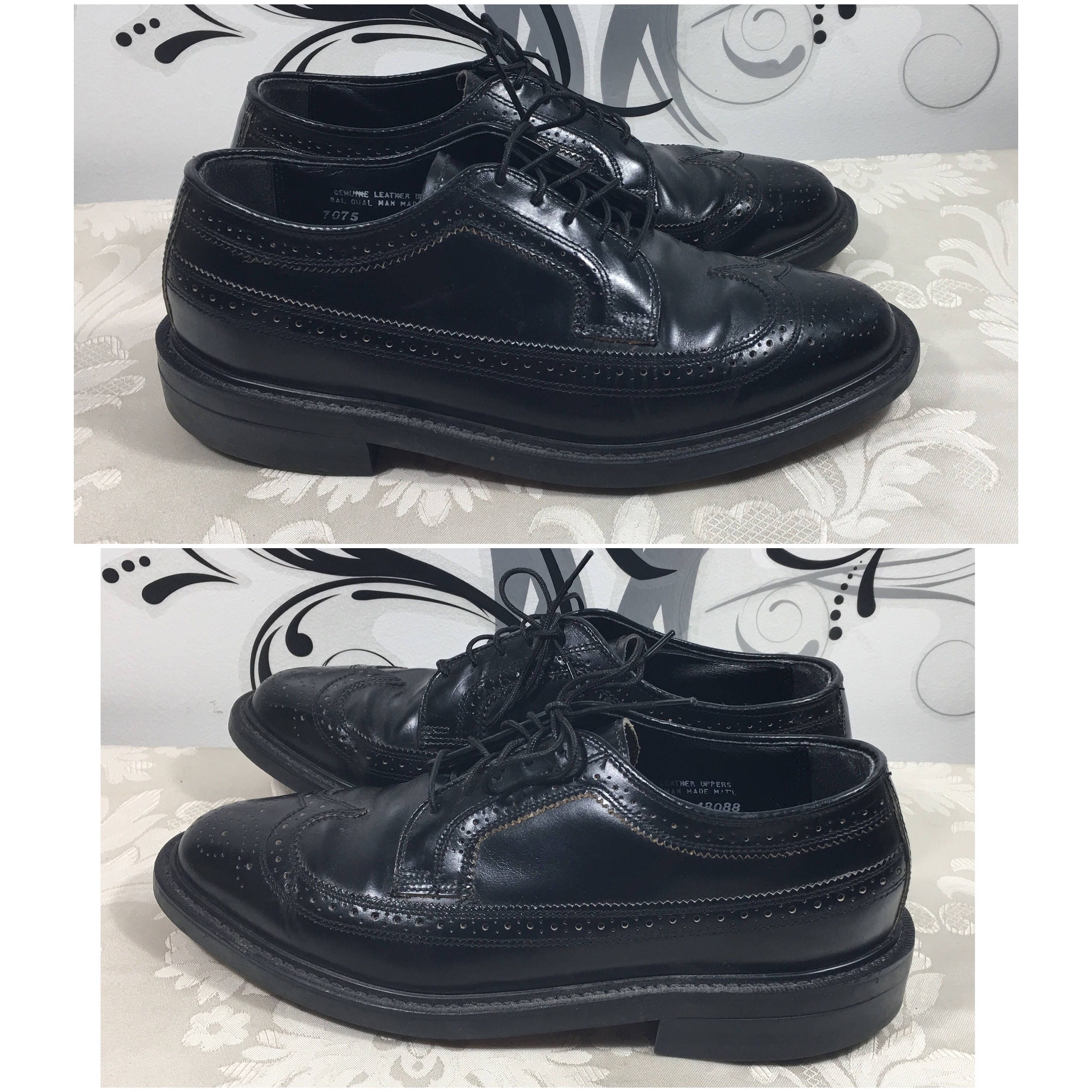 Men's Leather Slip On Tassels Wing Tip Vintage Shoes for Business main image 1