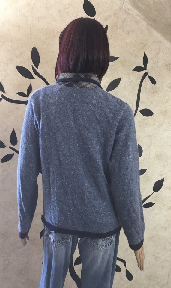 Christmas sweater, Size medium sweater, Blue swea… - image 3