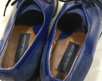 Giorgio brutini blue shoes deals