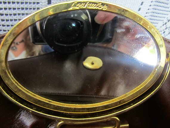 Women's purse, Vanity purse, Dark brown purse, Un… - image 4
