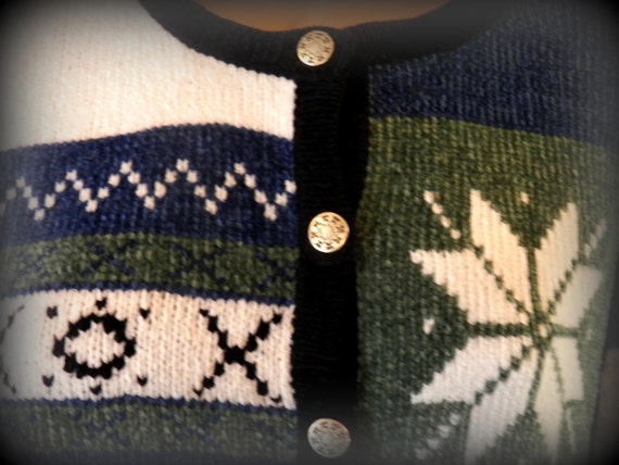 Women's sweater, Cardigan, Pattern sweater, Long sleeve sweater, Winter sweater, Warm sweater, Soft sweater, Patchwork sweater View 5