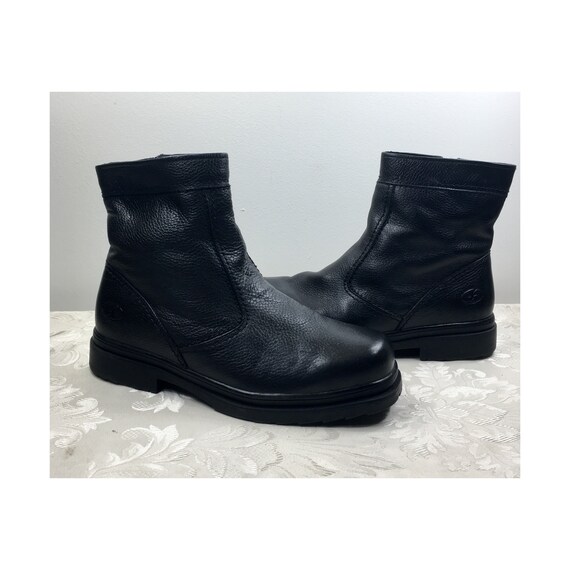 Mens leather boots, Black leather boots, Florsheim
