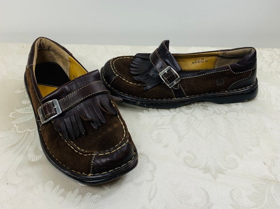 Women s Loafers Brown Shoes Leather Dress Shoes Woman s Shoes Wingtip Style Shoes Comfortable Shoes Slide on Shoes Etsy