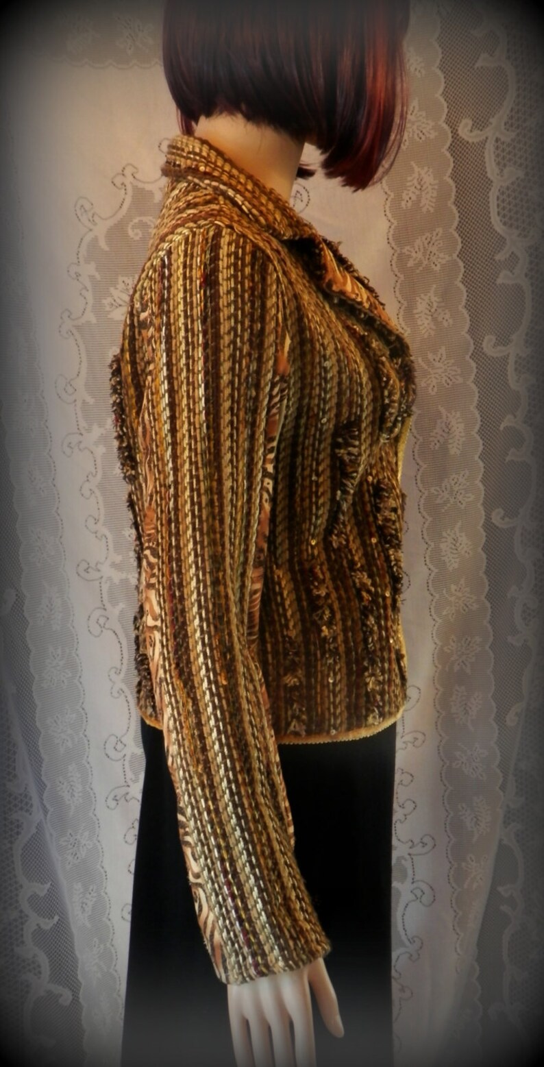 Dress up Coat, Pattern Jacket, Office Jacket, Office Coat, Unique