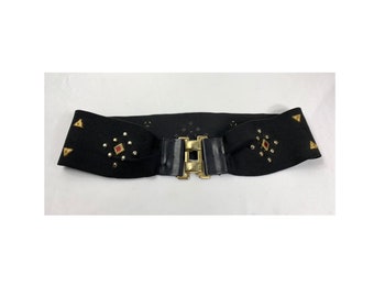 Womens studded belt, Fashion belt, Fitted belt, Stretchy belt, Fancy belt, Dress belt, Women's vintage belt, Stylish belt, Cute belt