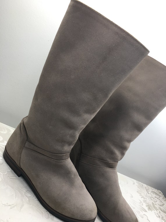 Women's fur boots, Gray fur boots, Woman’s size 8… - image 2